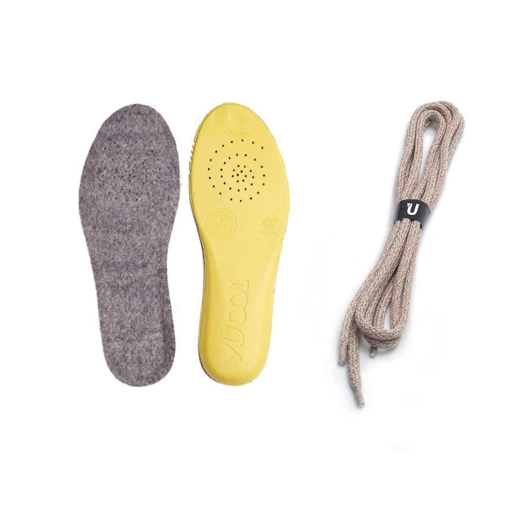 Yuool Greige Insoles and Laces Kit#color_greige