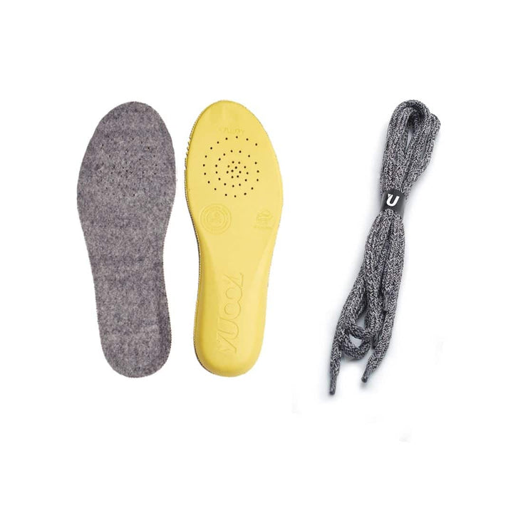 Yuool Insoles and Laces Kit Grey#color_grey